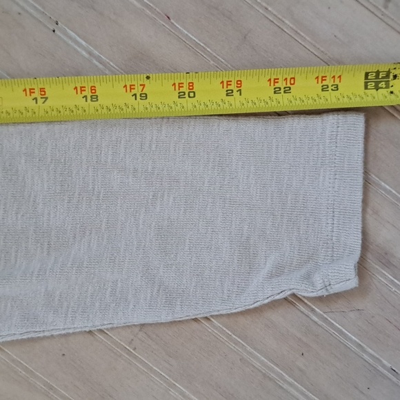 NorthCrest Classic Oversized Shawl Collar Pullover Sweater Beige Neutral Knit - Picture 7 of 11